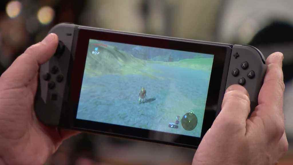 Zelda orijinal bir Nintendo Switch'te oynanıyor