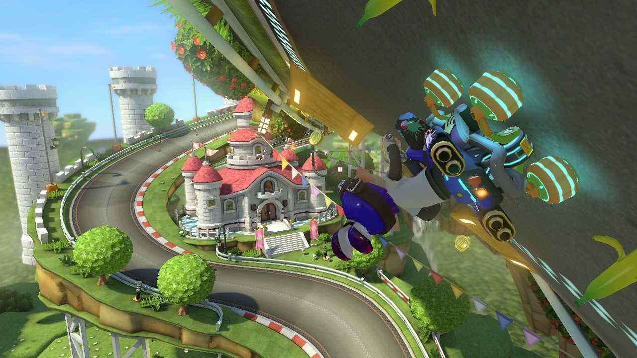 Nintendo Switch'te Mario Kart 8'den yerçekimine meydan okuyan bir yarış pisti