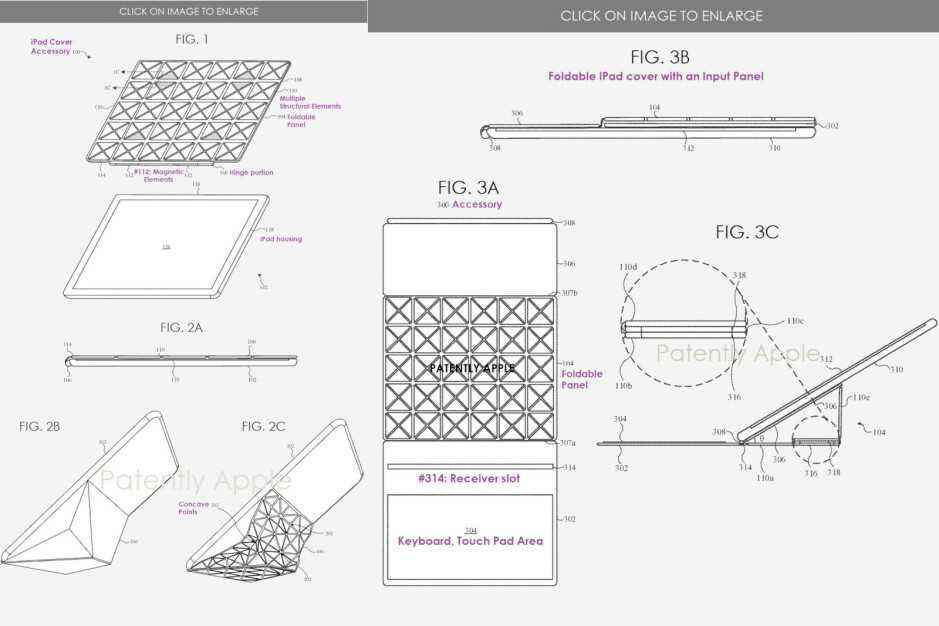 Apple, sonsuz şekillere dönüşebilen iPad kapağının patentini aldı