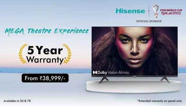 Hisense Mega 70” TV ile Dolby Vision, Ultra Dimming, UHD AI Upscaler, Precision Color ve çok daha fazlasıyla zengin görsellerin keyfini çıkarın