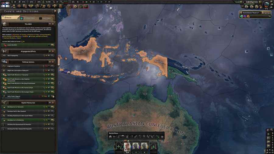 Hearts of Iron 4'ün Kaiserreich modundaki Avustralya kararı