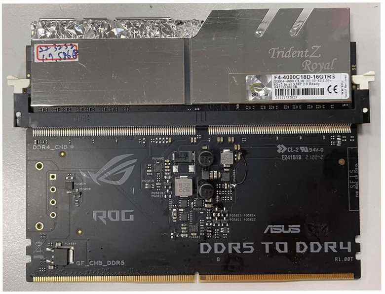 Asus, DDR4 DDR4 Adaptörü Geliştiriyor