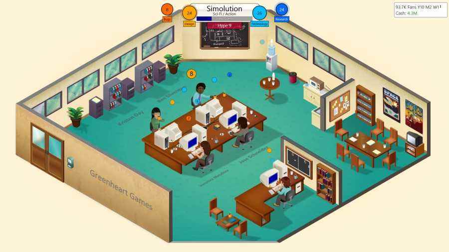 Tycoon game game dev tycoon'da bir video oyunları stüdyosu