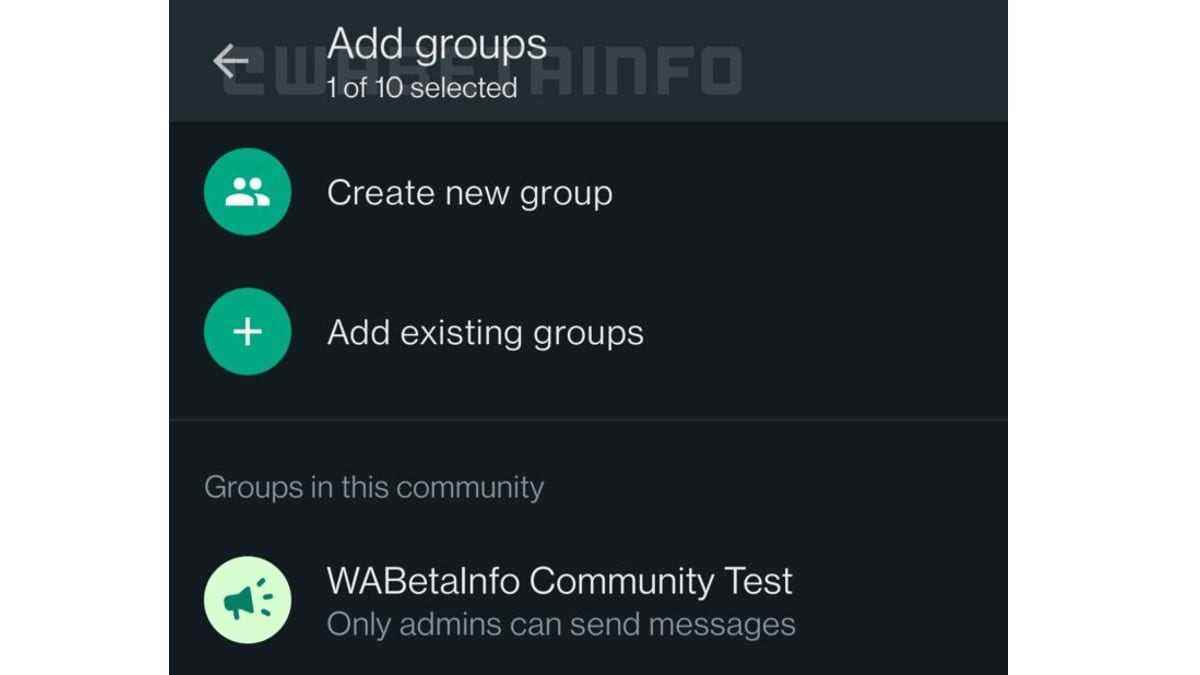 whatsapp topluluk grubu güncelleme resmi wabetainfo WhatsApp