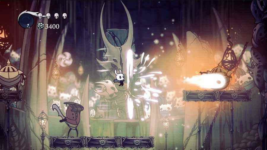 Hollow Knight dövüş karşılaşması