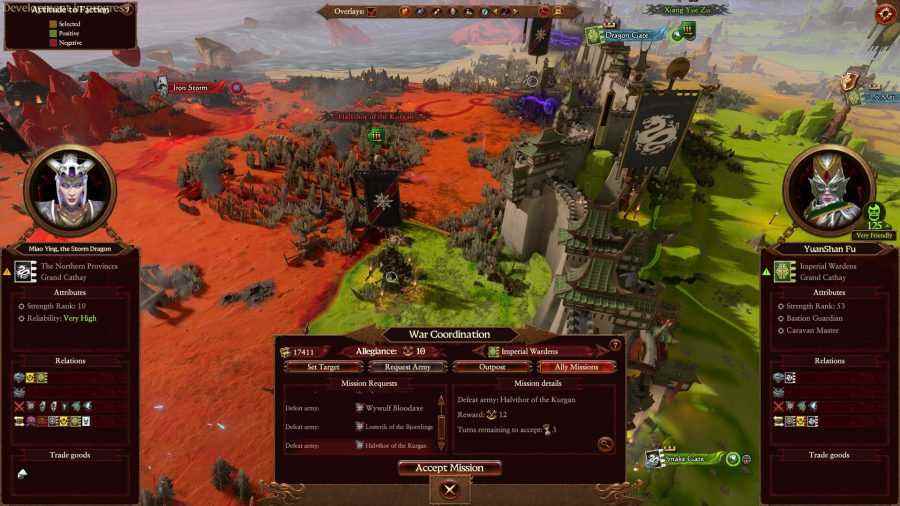 Total War: Warhammer 3'te savaş koordinasyonu