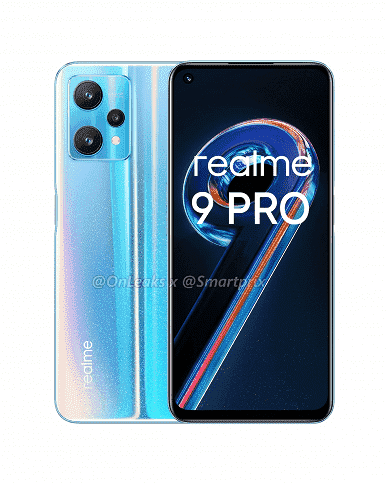 Farklı renklerde yüksek kaliteli görüntülerde gösterilen Realme 9 Pro ve Realme 9 Pro+ 5G