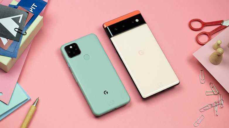 Google Pixel 6 ve Pixel 5