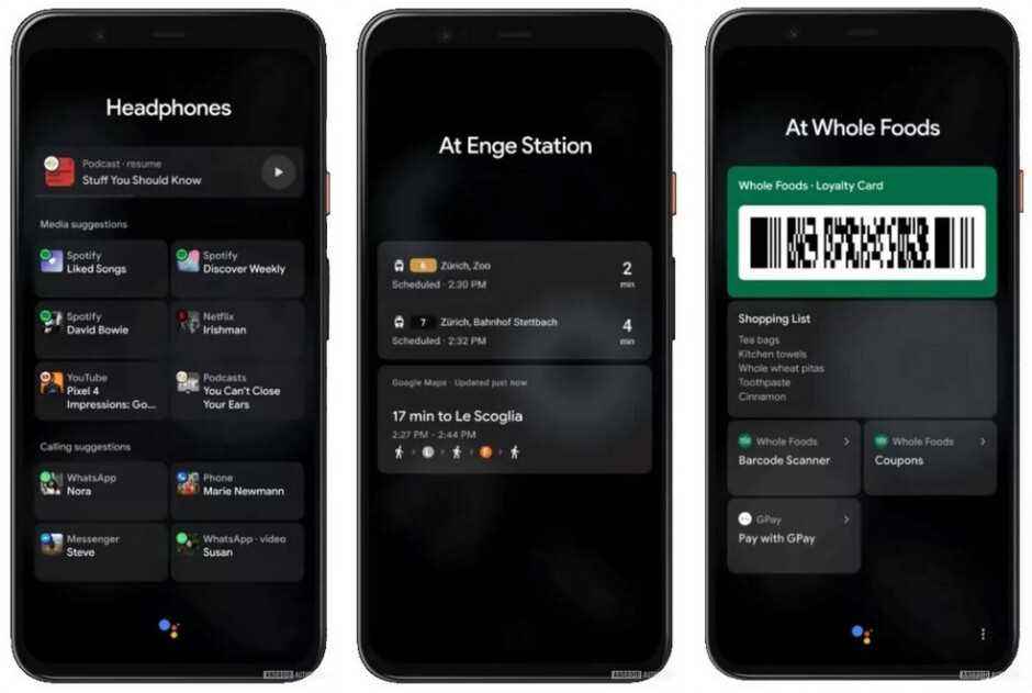 Marketi ziyaret etmek, işe gidip gelmek ve eğlence dinlemek çok daha kolay olurdu - Google, "Bir Bakışta"  Android 11 için