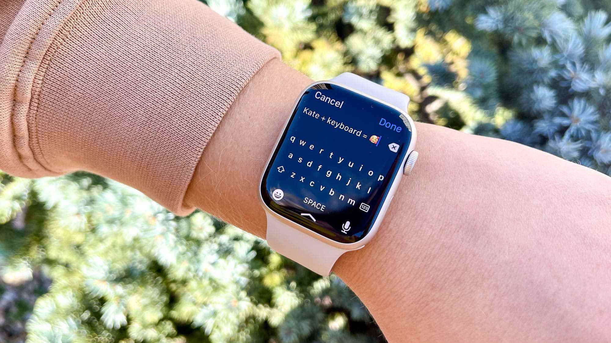 Apple Watch 7 klavye