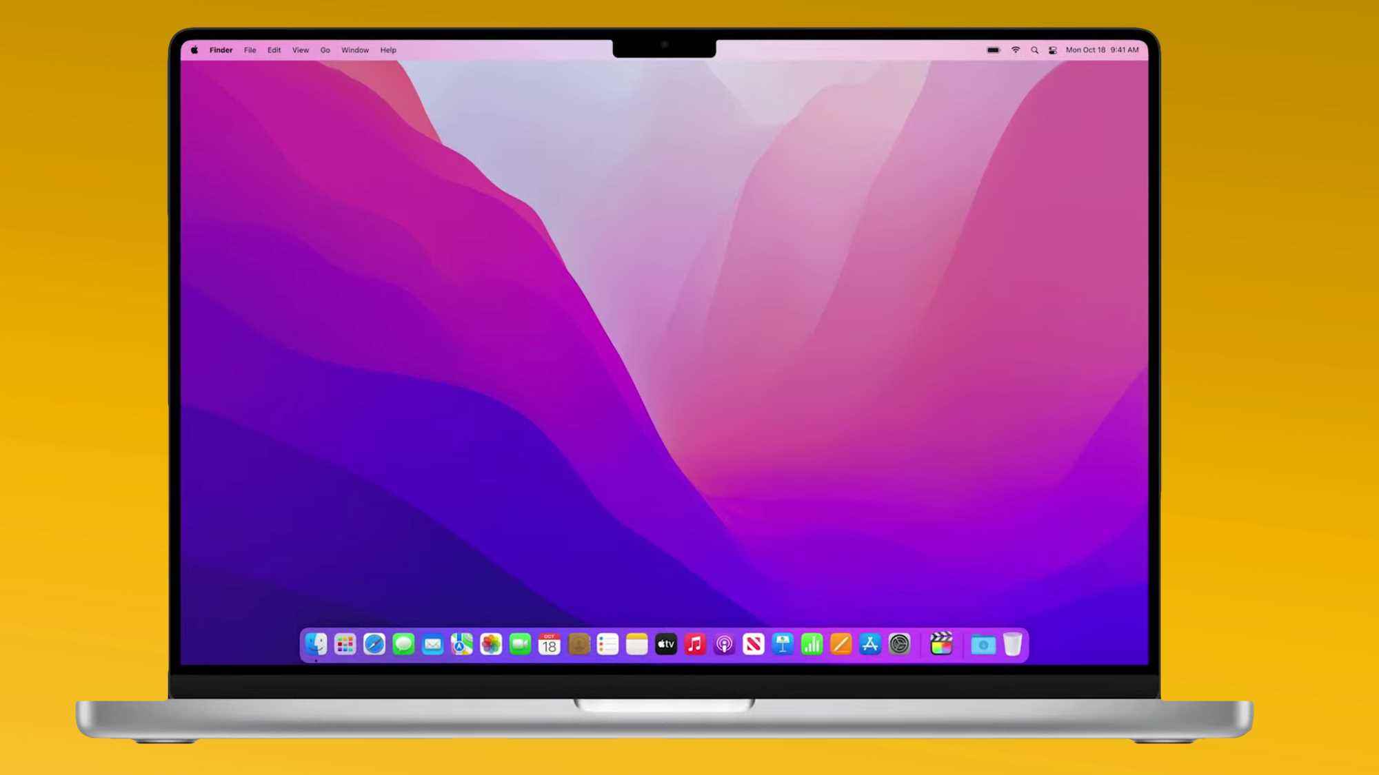 Çentikli MacBook Pro 14 inç çerçeve