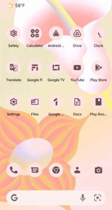 Duvar kağıdı tabanlı temalı simgeler Android 13'ün bir parçasıdır - Android 13'ün piyasaya sürülmesi için ilk adım bugün Google tarafından atıldı