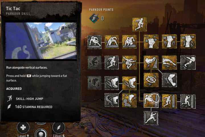 Dying Light 2'den Tic Tac parkour becerisi.