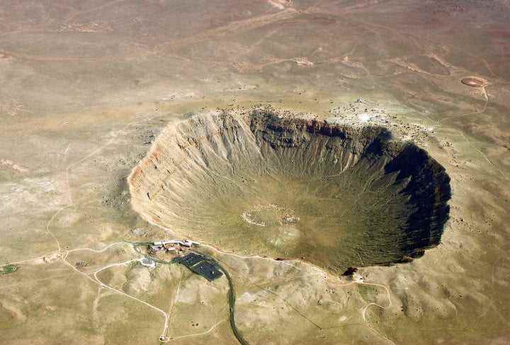 Arizona'daki Barringer Krateri.