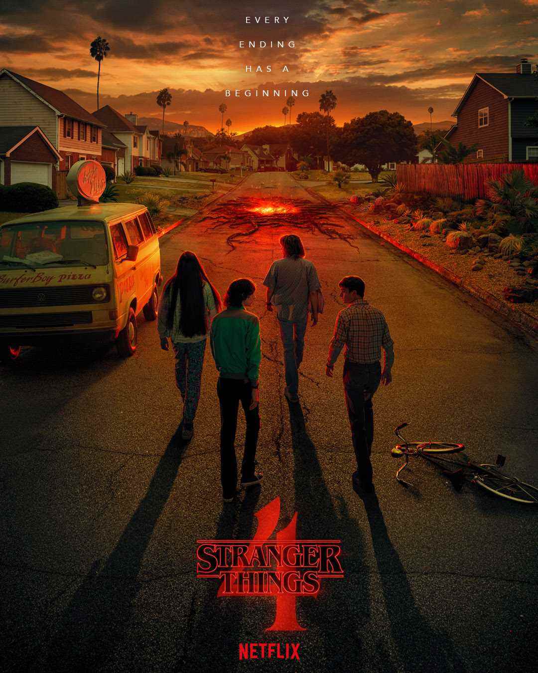 Stranger Things 4. sezondan dördüncü afiş