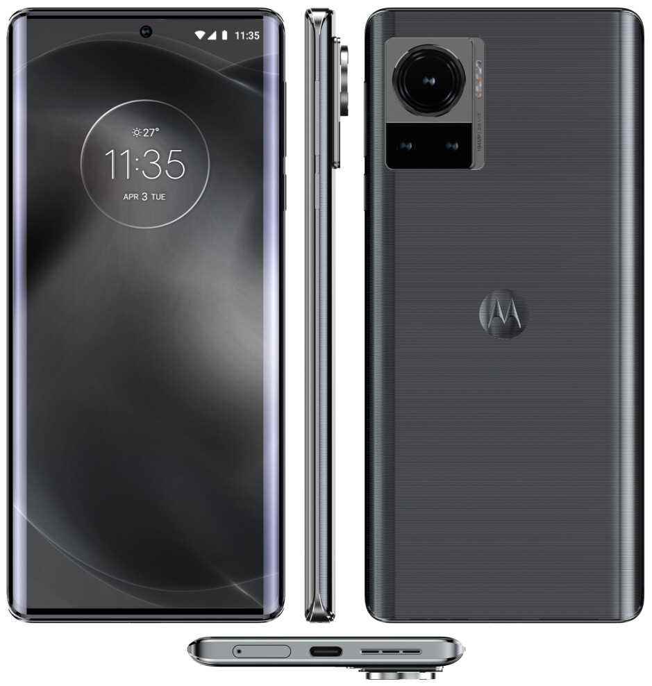 Motorola Frontier - Motorola Frontier sızdırılmış render, yaklaşmakta olan amiral gemisine daha iyi bir bakış sunuyor