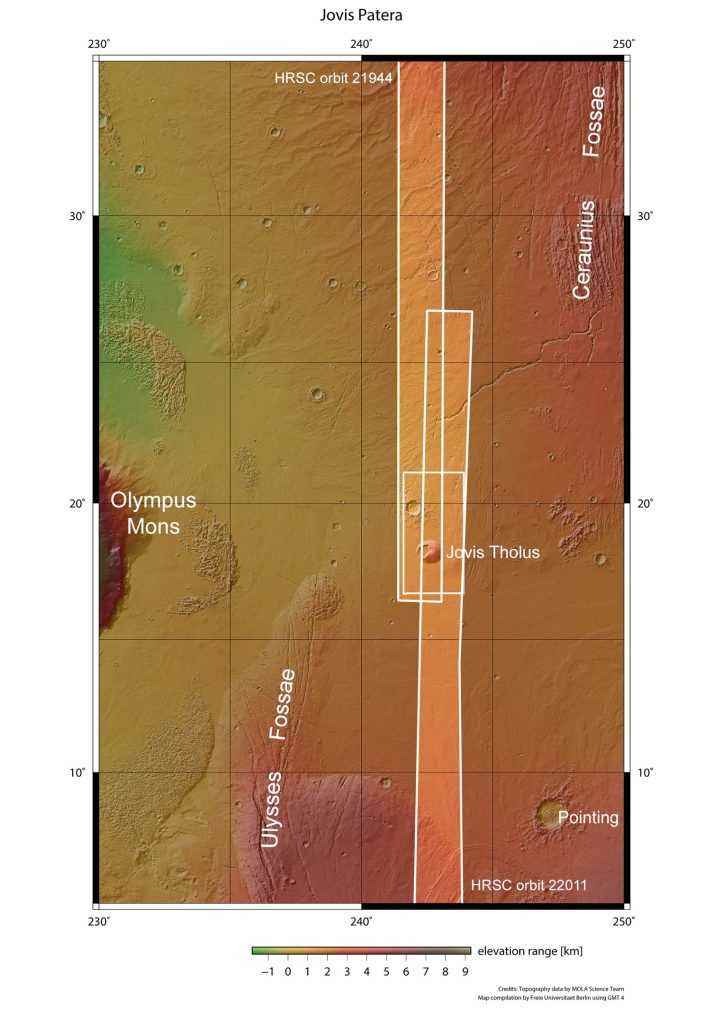 Bağlamda Jovis Tholus