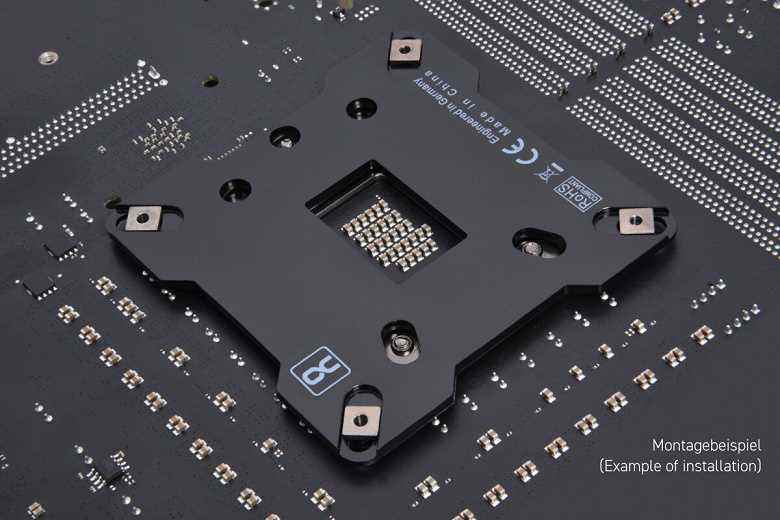 Alphacool, CPU Soğutucuları için Core XPX/Eisbaer Metal Arka Plakasını Piyasaya Sürüyor