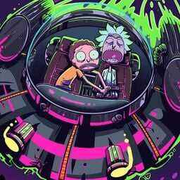 Rick ve Morty Uzay Gemisi PFP