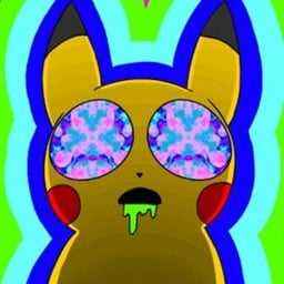 Trippy Pikachu PFP