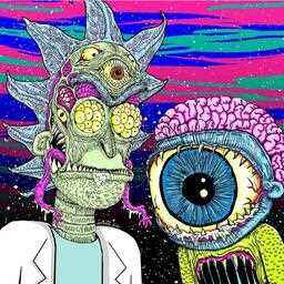 Trippy Rick ve Morty PFP