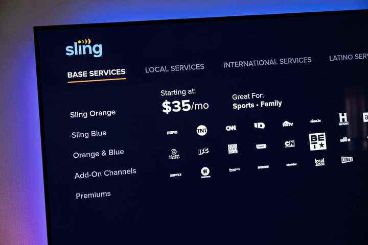 Sling TV kanalları ve fiyatı.