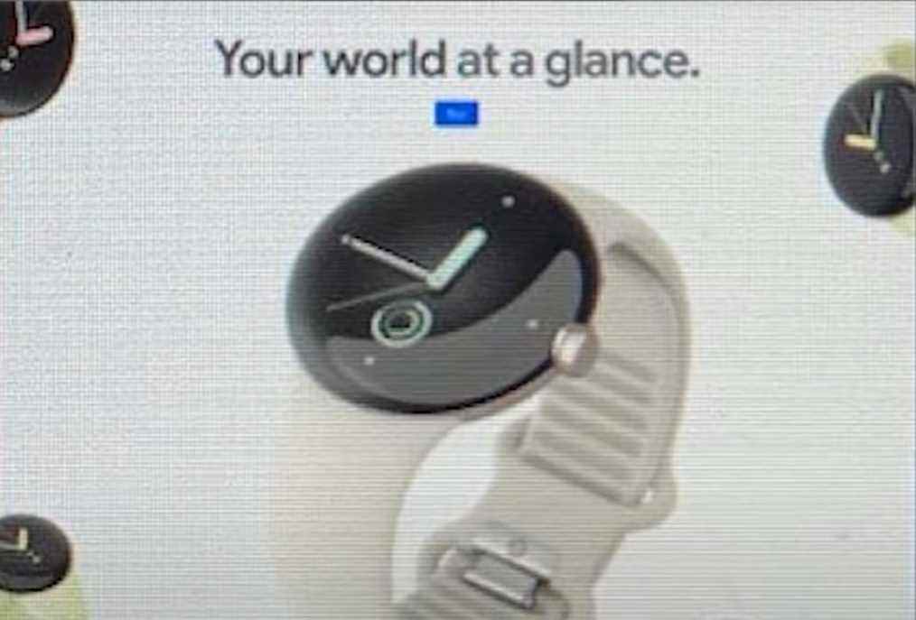 Google Pixel Watch'ın sızdırılmış bir görüntüsü