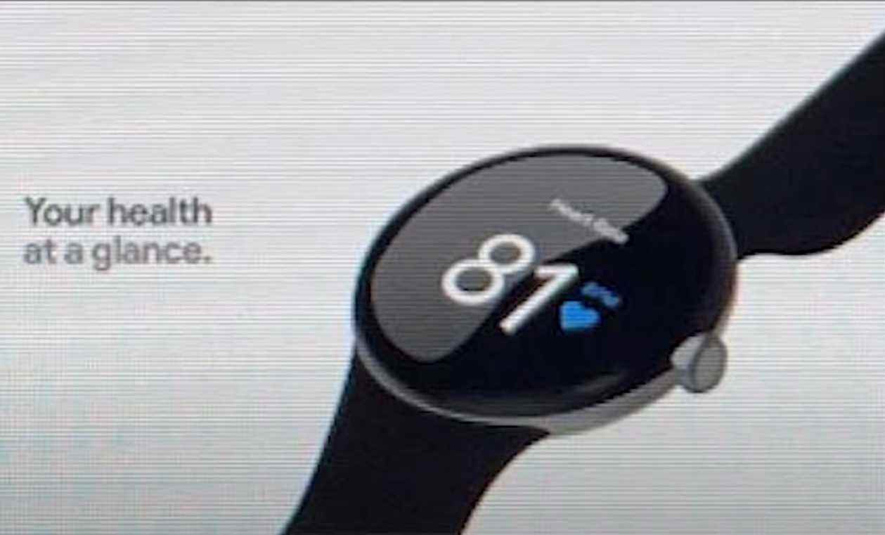 Google Pixel Watch'ın sızdırılmış bir görüntüsü