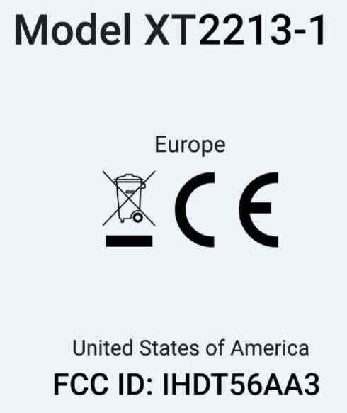 FCC tarafından henüz onaylanan duyurulmamış Motorola XT2213 için e-etiket - FCC, Dish'in kendi 5G ağını destekleyen ilk iki telefonu çıkardı