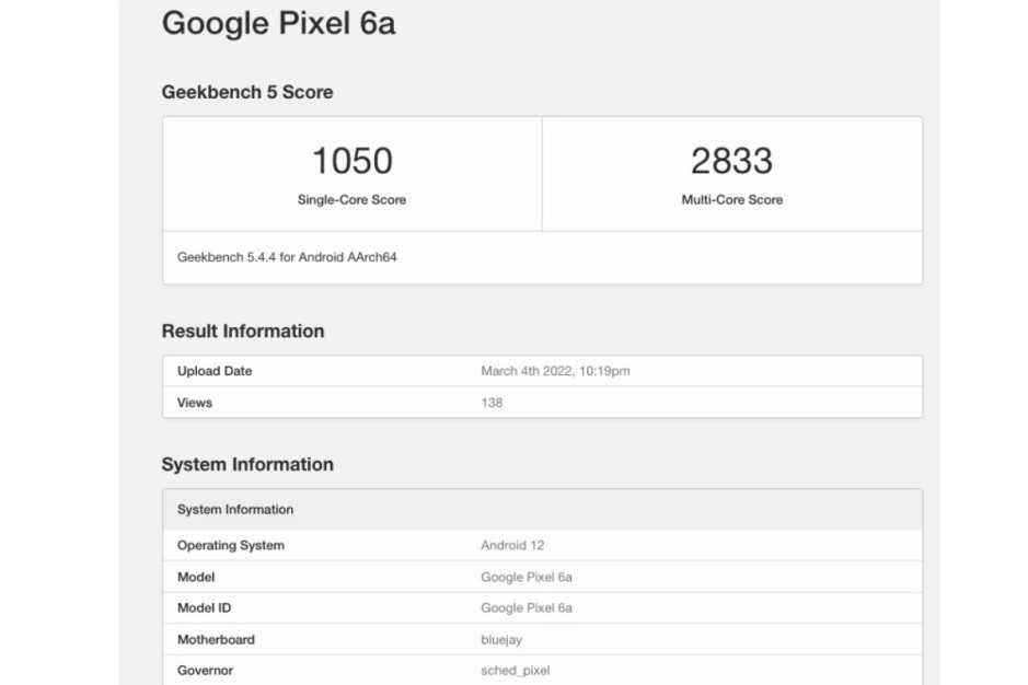 Google'ın Pixel 6a'sı, işlemci ve bellek 'onayı' ile ilgi odağına geri döndü