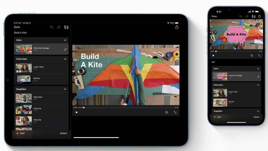 Apple, video düzenleme uygulaması iMovie'nin Nisan ayında birkaç yeni özellik kazanacağını duyurdu