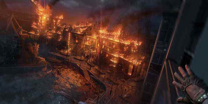 Dying Light 2'de bina yanığı.