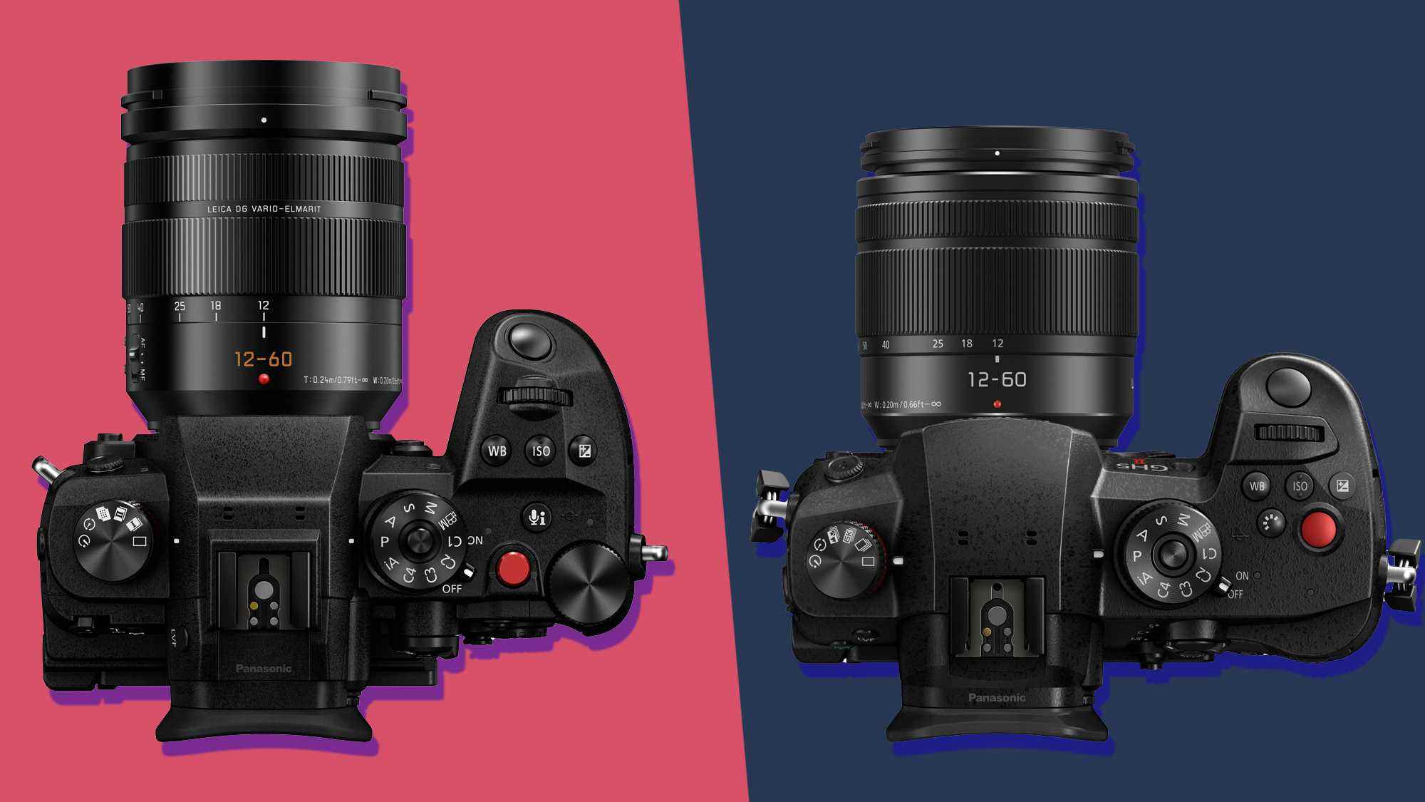 Panasonic GH6 ve GH5 II kameralar yan yana