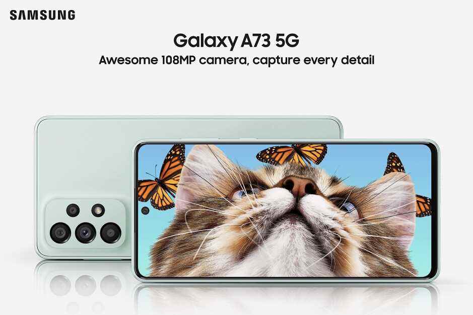 Samsung Galaxy A73 de bugün gizli bir duyuru aldı