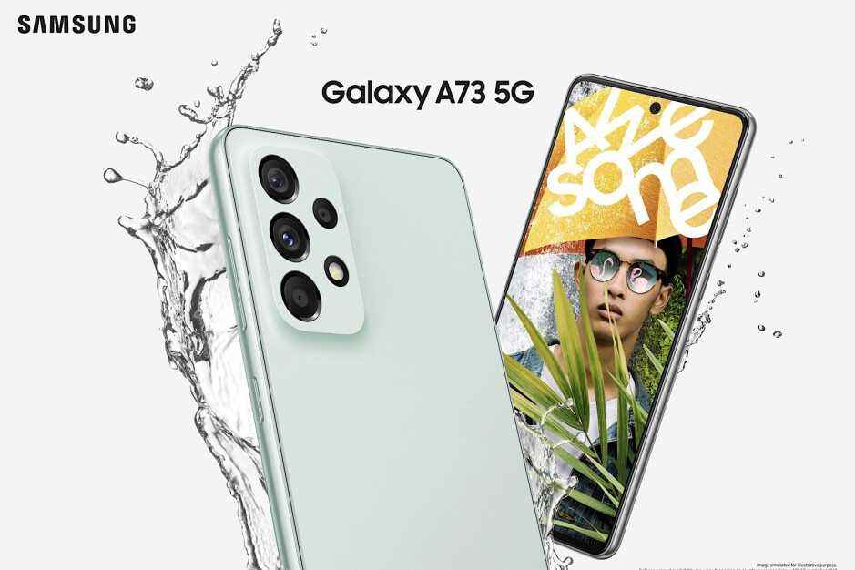 Samsung Galaxy A73 de bugün gizli bir duyuru aldı