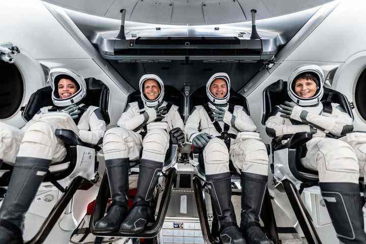 SpaceX Ekibi-4 astronotları.