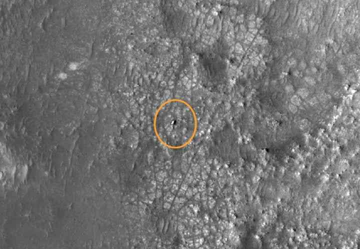 NASA'nın Perseverance gezgini, Mars Reconnaissance Orbiter tarafından yakalandı.