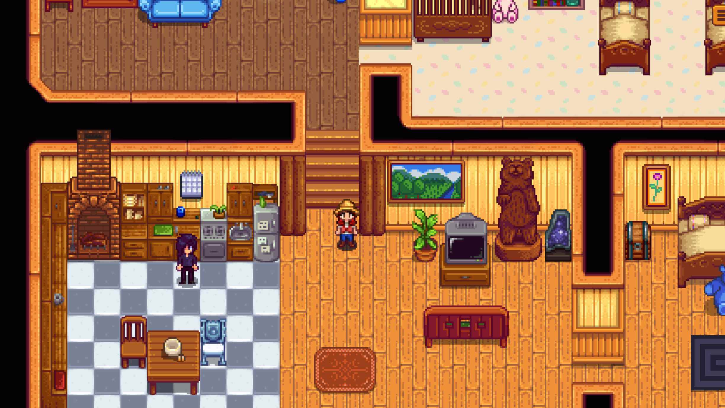 Stardew Valley'de bir karakter