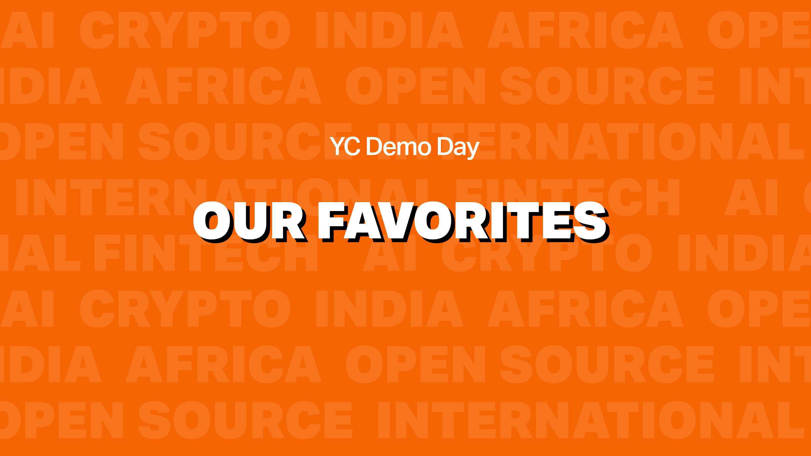 YC Demo Günü favorileri