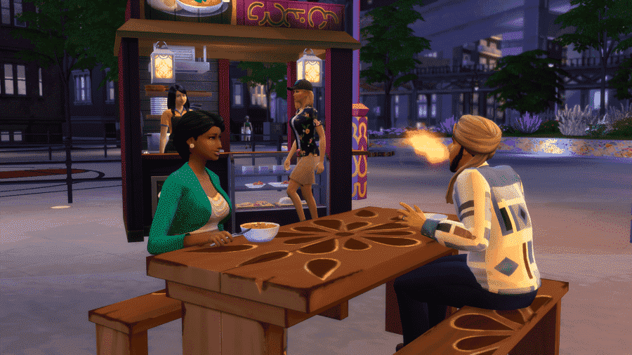 Ana yemek gruplarından biri olmayan ateş püskürten bir adam - bu işlevsellik The Sims 5'e eklenebilir mi?
