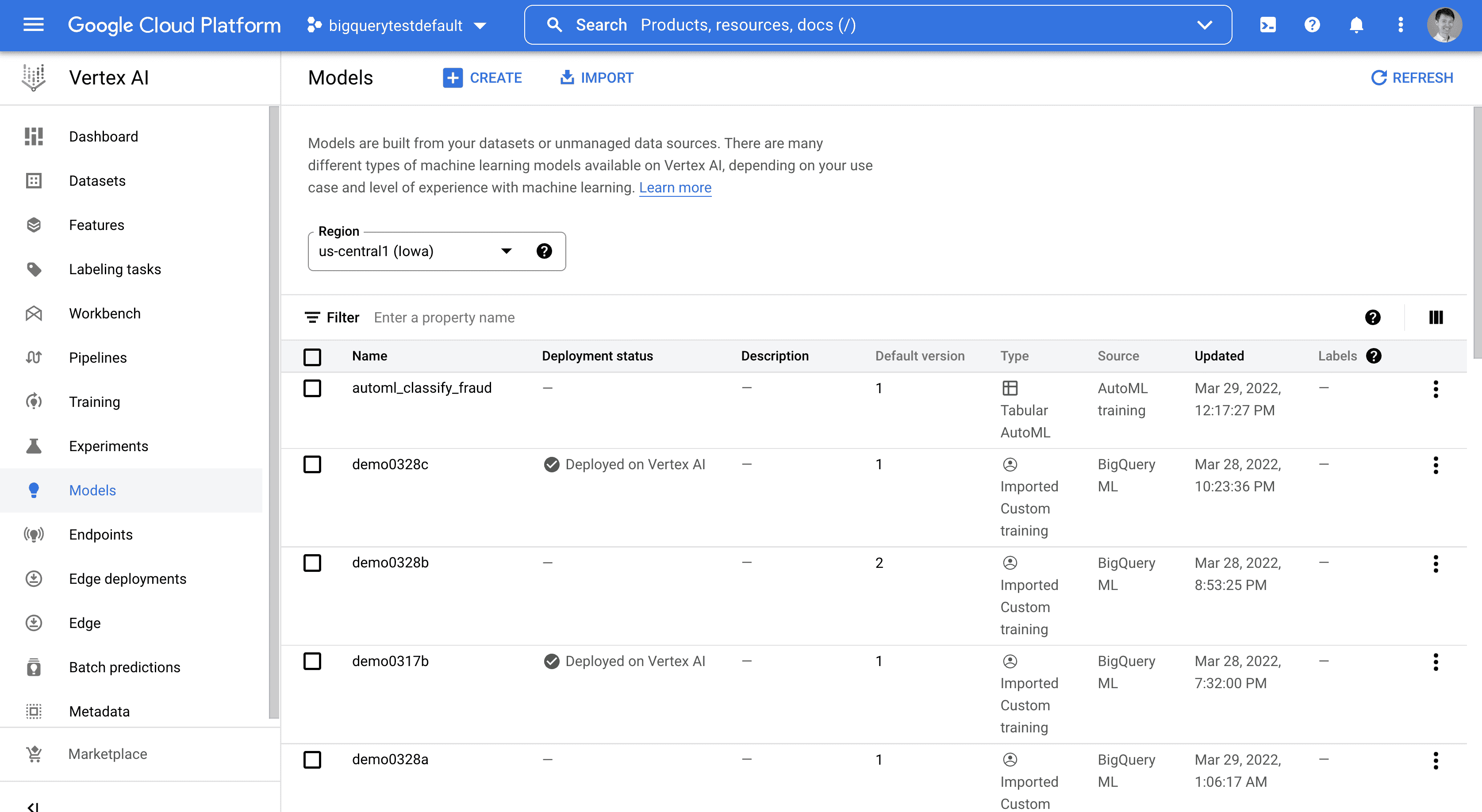 Vertex AI Model Registry, Vertex AI'nin yeni özelliği