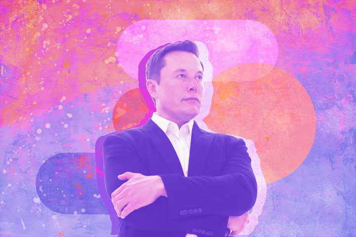 tesla ve spacex CEO'su elon musk stilize görüntü