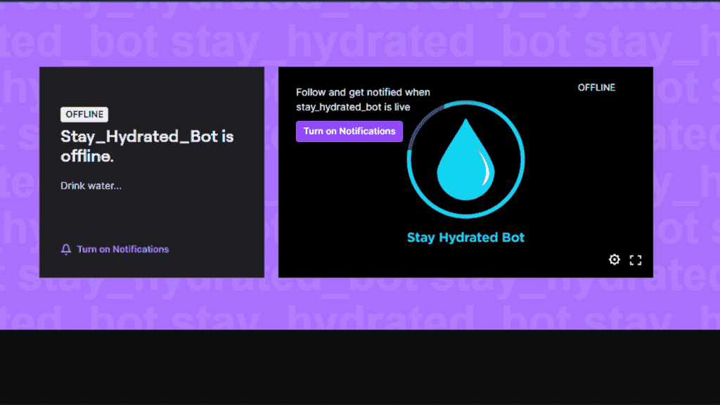 Hidratlı Bot'un Twitch Kanalında Kalın