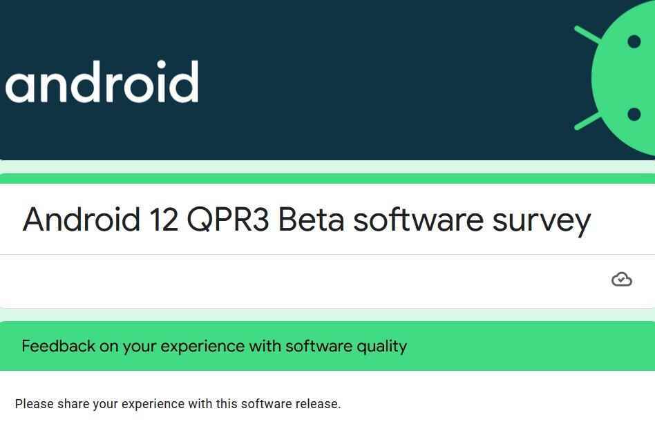 Google, bir Android 13 QPR3 Beta 2 kullanıcısı olarak geri bildiriminizi istiyor - Android 12 QPR3 beta 2 çalıştıran Pixel kullanıcıları, işte Google'a neyin düzeltilmesi gerektiğini söyleme şansınız