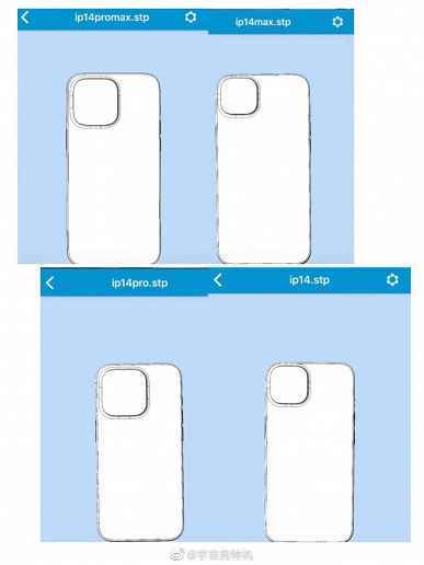 iPhone 14, iPhone 14 Pro, iPhone 14 Max ve iPhone 14 Pro Max, kılıf üreticisinden yeni görüntülerde gösteriliyor