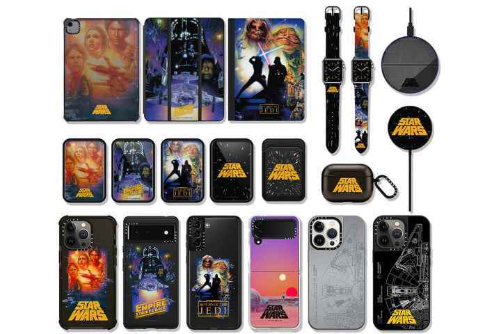 Casetify'ın Star Wars temalı akıllı telefon kılıfları koleksiyonu.
