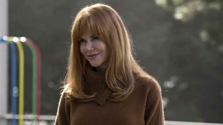 Celeste Wright, Big Little Lies'da gülümsüyor.