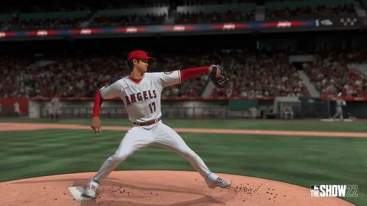 MLB The Show 22'de bir sürahi topu atar.