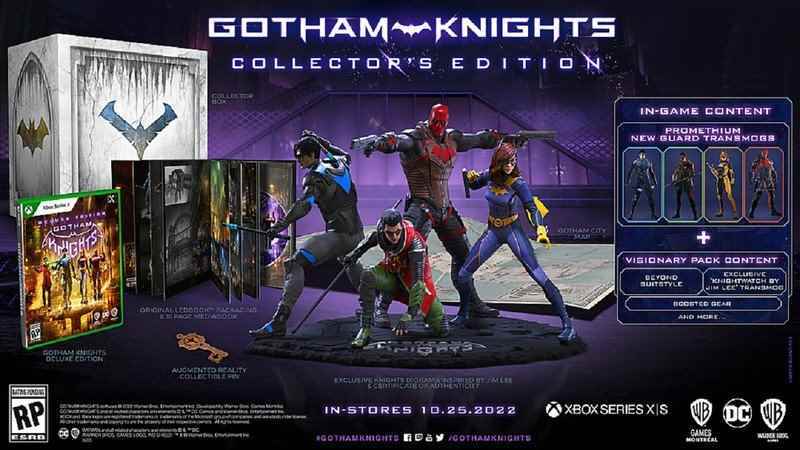 Gotham Knights Koleksiyoner Sürümü Resmi