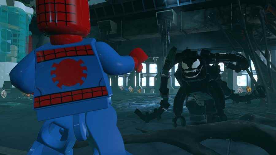 Lego Spider-Man, Spider-man oyunu Lego Marvel Super Heroes'dan Lego Venon ile karşı karşıya geliyor